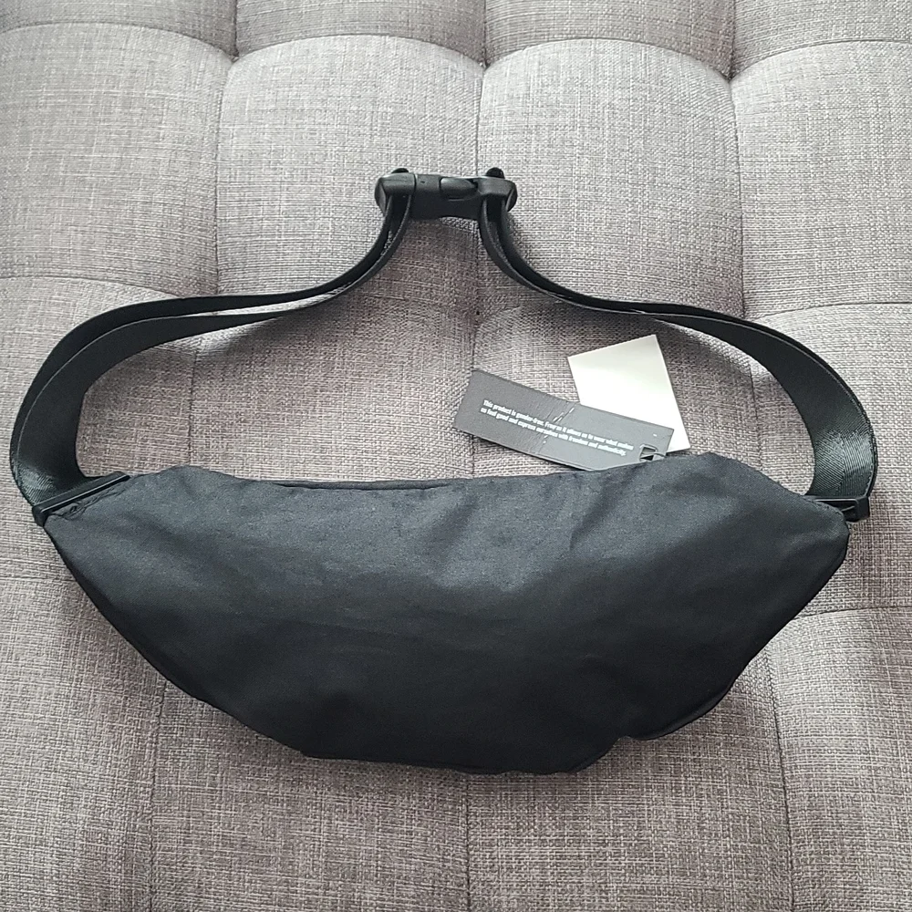 NWT Pac Man Video Game Black LGBTQ Adjustable Waist Bag - Picture 9 of 11